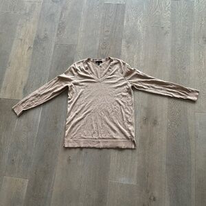 Banana Republic Beige V-Neck Sweater